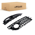 2X Fog Grille Cover Bezel for Audi A4 (2008–2012)