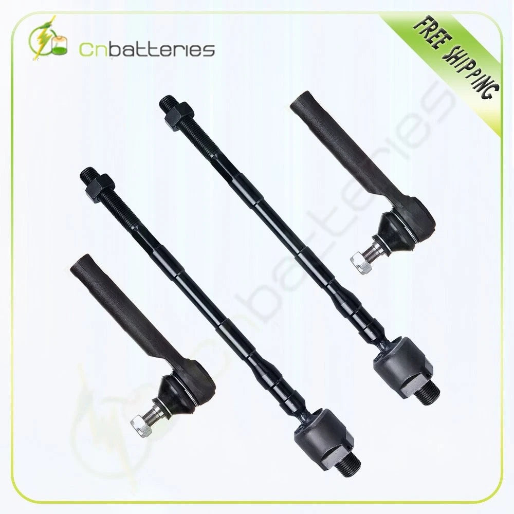 2X Outer & 2X Inner Tie Rod Ends Kit for Subaru Legacy (2005–2009)