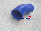 3" 76mm 45�� Silicone Elbow Turbo Intercooler Hose for Car