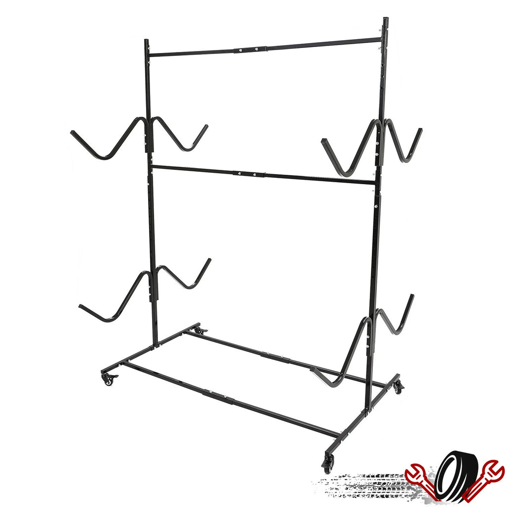 Storage Rack for Kayak Canoe Boat (Indoor Outdoor) 4 Capacity