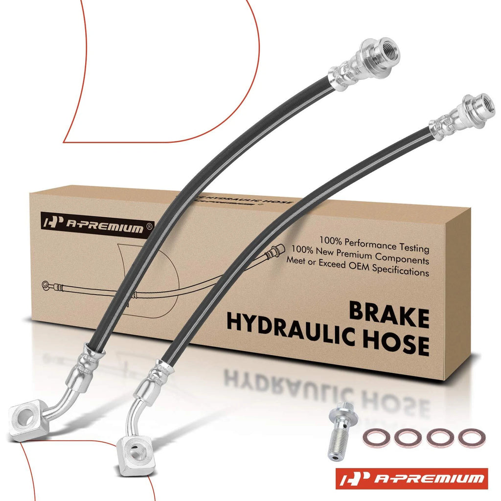 2X Front Brake Hydraulic Hose for Chevy Colorado GMC Canyon (2015–2018)