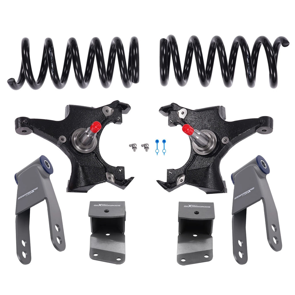 Front 4" & Rear 3-4" Drop Kit for Chevrolet GMC C1500 (1988–1998)
