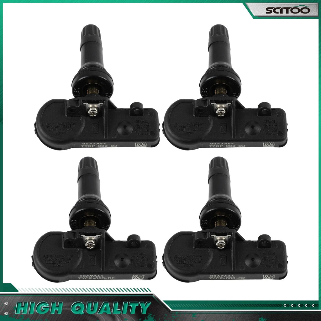 Set of 4 Tire Pressure Monitoring Sensors for Cadillac Chevrolet GMC (974-006) 315MHz