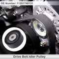 Drive Belt Idler Pulley for BMW Series 3 (1994–2006) No. 11281748131 Black