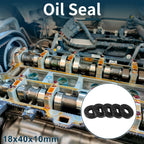 Set of 5 Oil Seal Ring 18x40x10mm NBR Rubber for Various Models 