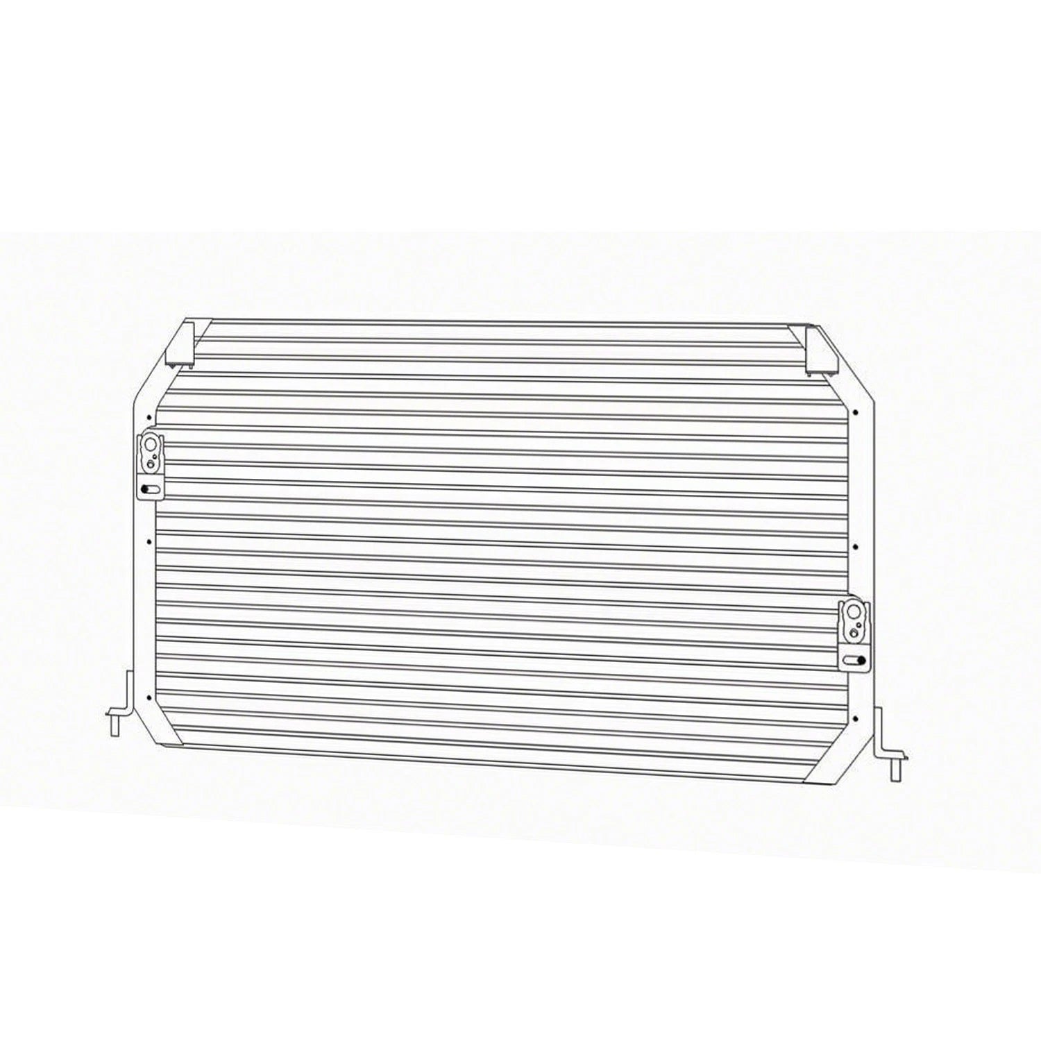 Replacement A/C Condenser with Factory Air for Chevrolet Silverado (2007–2013)