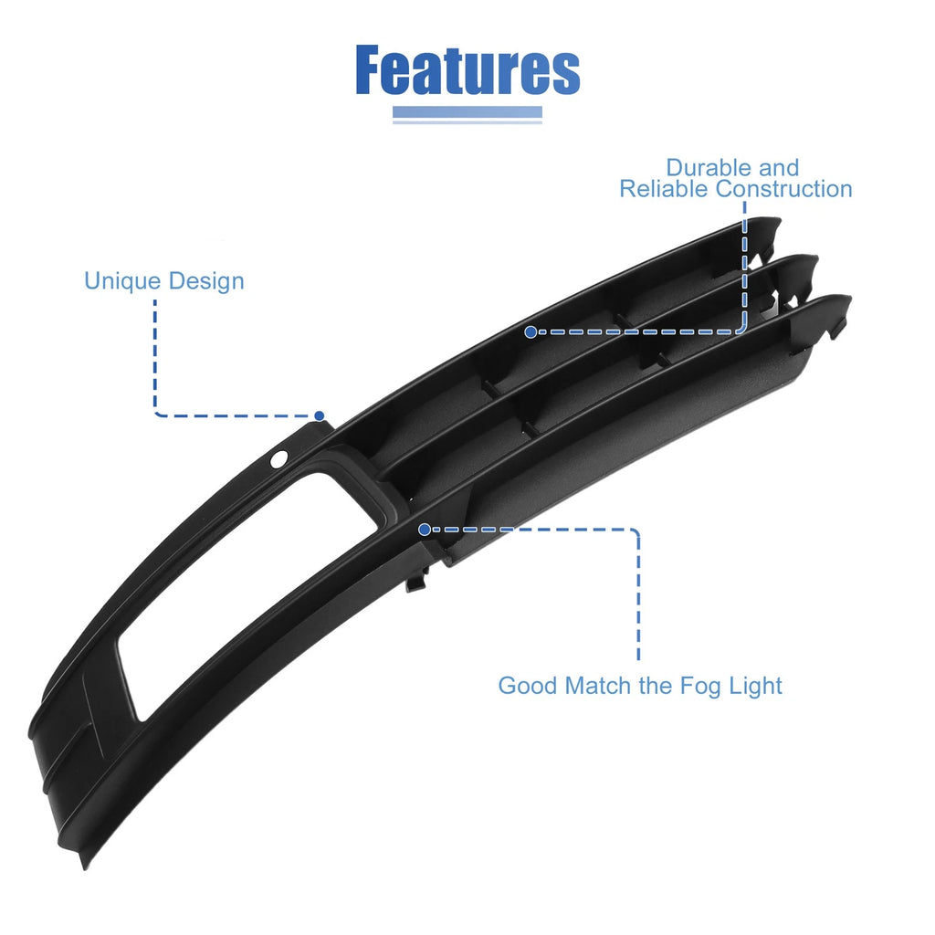 Right Fog Light Mesh Grille for Audi A6 C6 Avant (2008–2011) No. 4F0807682P