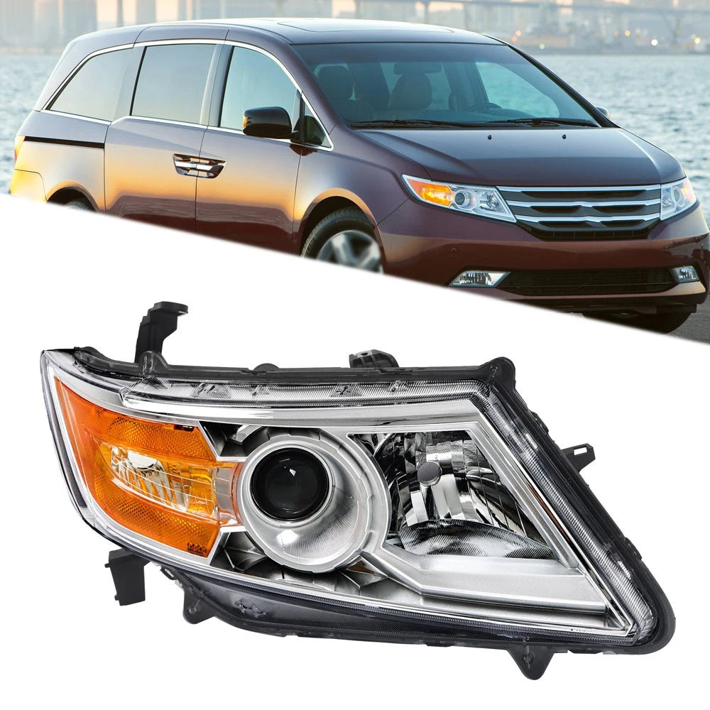 HID Headlight for Honda Odyssey (2011–2013) Passenger Side Clear
