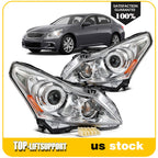 2X Halogen Projector Headlights for Infiniti Q40 (2015)
