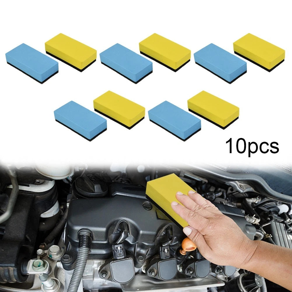 10Pcs Ceramic Coating Sponge Applicator Polishing Pads for Cars