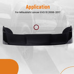 Rear Wing for Mitsubishi Lancer EVO 10 (2008–2017) Gloss Black Painted