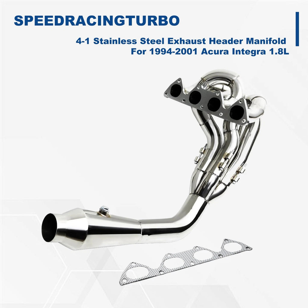4-1 Stainless Steel Exhaust Header Manifold for Acura Integra 1994–2001 1.8L