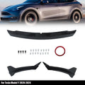 Carbon Style Front Bumper Lip Spoiler for Tesla Model Y (2020–2024)