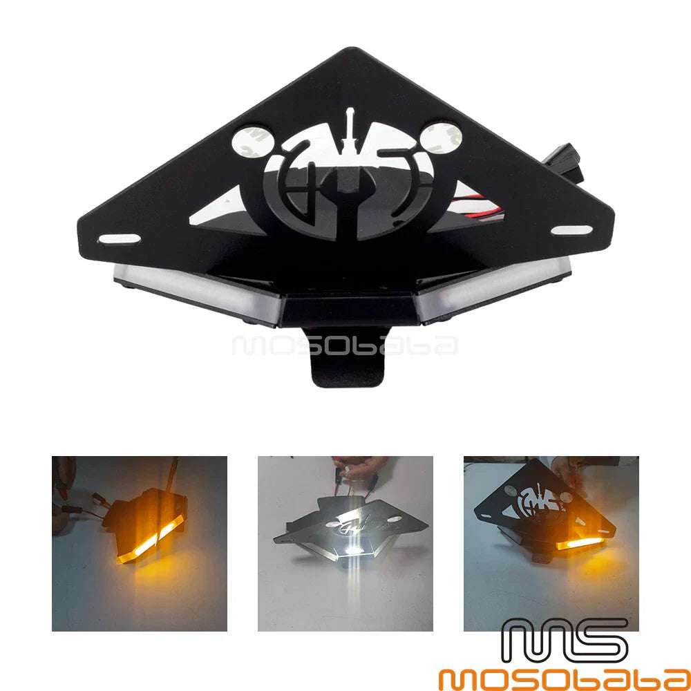Fender Eliminator Turn Signal License Plate for Ducati V2 V4 V4R V4S (2018-2022)