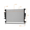 Aluminum Radiator DPI-13321 for Ford Fusion/MKZ (2013–2020)