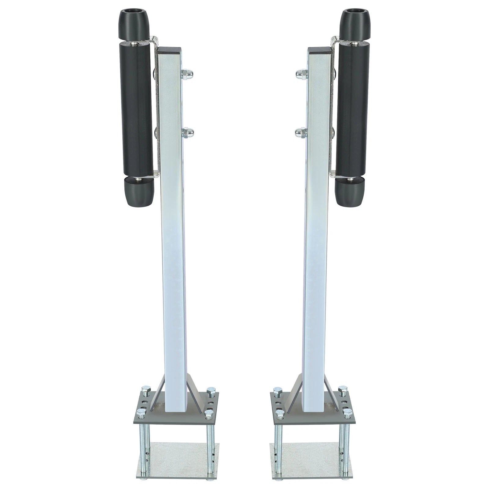 Pair Zinc-Plated Steel Boat Trailer Roller Guide-On for Sailboat Trailer