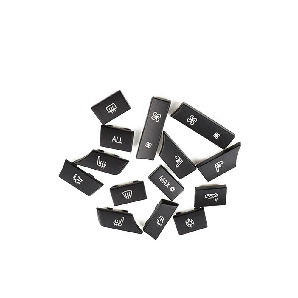 14Pcs Key Caps Repair Kit for BMW 5 6 7 F10 F01 F12 (2009-2017)