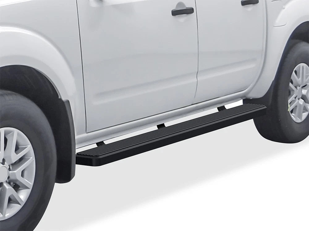 Running Boards for Nissan Frontier Crew Cab (2005–2026) Matte Black 6in