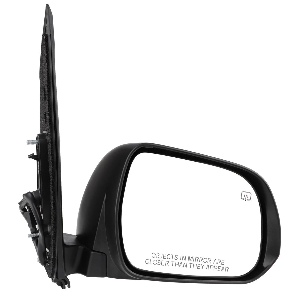 Set of 2 Black Power Heated Side Mirrors for Toyota Sienna (2011–2017)