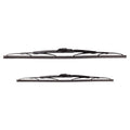 2X Valeo Traditional Titanium Front Windshield Wiper Blades for