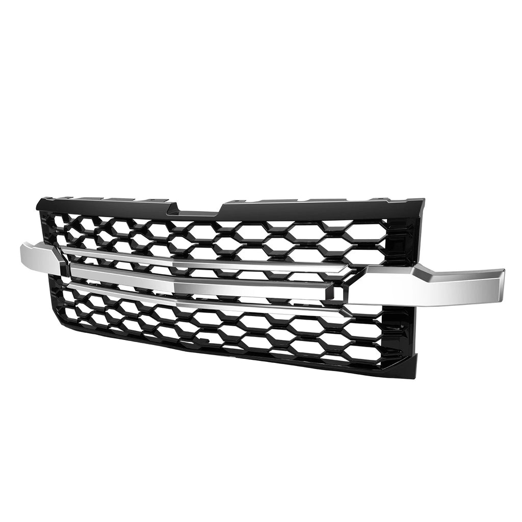 Front Bumper Grille for Chevrolet Silverado 1500 LTD WT Custom Trail Boss (2019–2022)