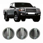 3 Pcs Heater Fan Control Knobs for Ford Ranger PJ/PK, Mazda BT-50 (2006-2011)