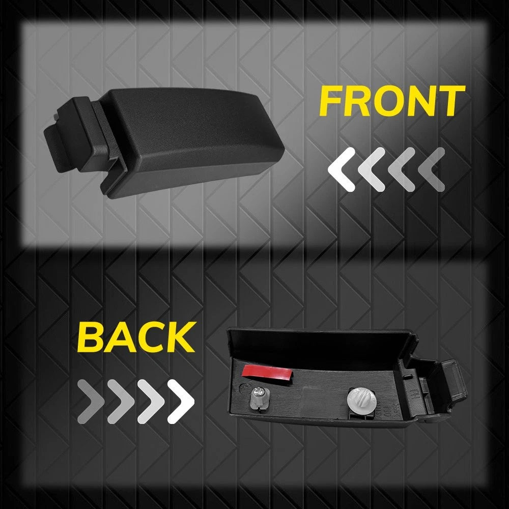 2X Black Rear Side Molding Trim for Subaru Outback (2015–2019)