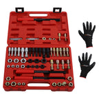 56Pcs Thread Restorer Kit for Unc Unf & Metric Threads