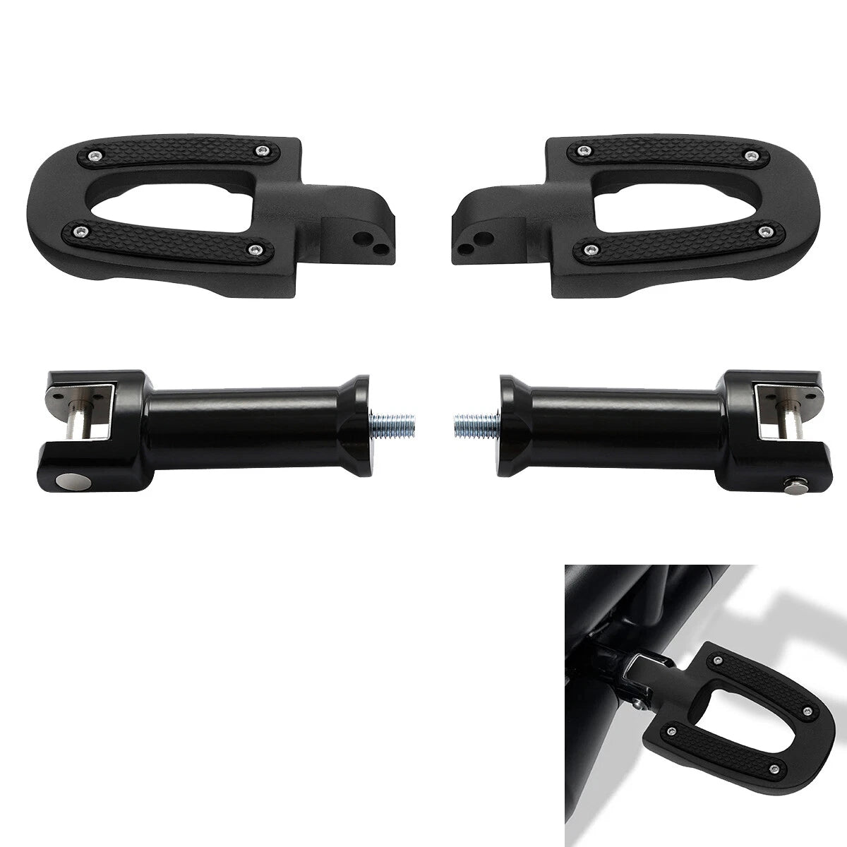 Passenger Foot Pegs & Brackets for Harley Softail Heritage Classic (2018–2024)
