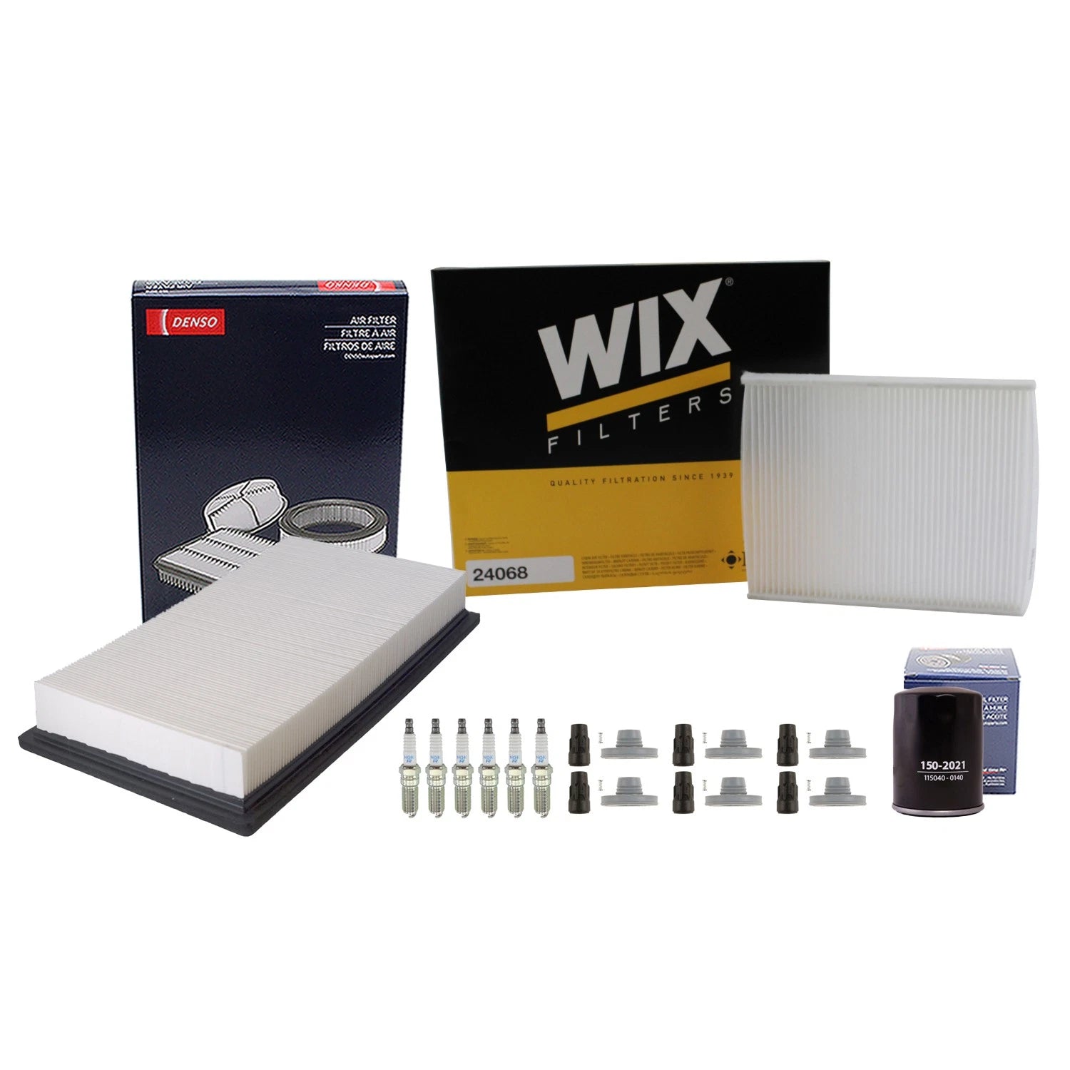 Tune Up Kit with NGK 6 Spark Plugs & Boots for Ford Explorer Flex MKT Taurus