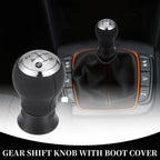 5 Speed Manual Gear Shift Knob for Toyota Yaris (2005–2010) Plastic Silver Tone