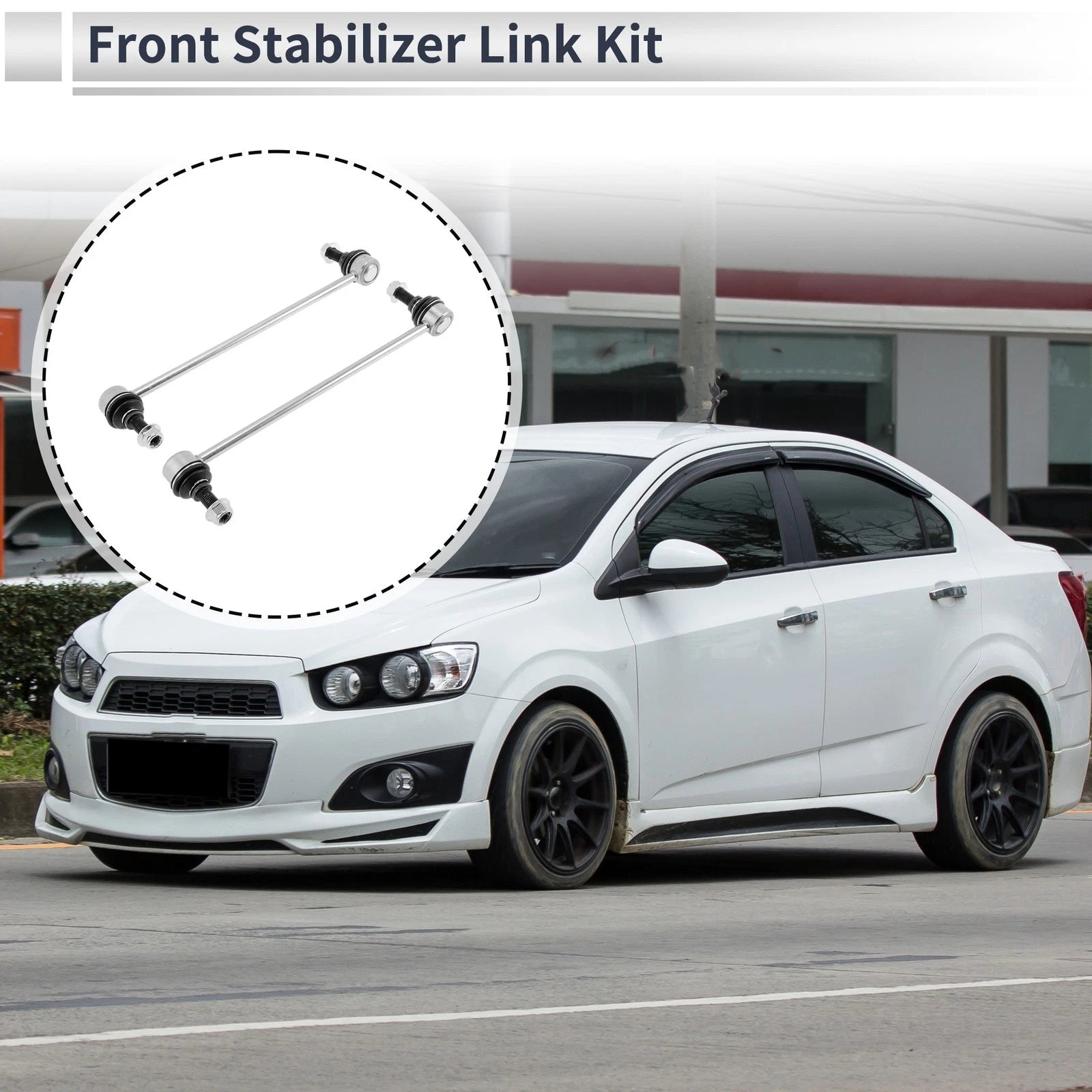 Set of 2 Front Stabilizer Bar Links for Chevrolet Sonic (2012–2020) No.K750630
