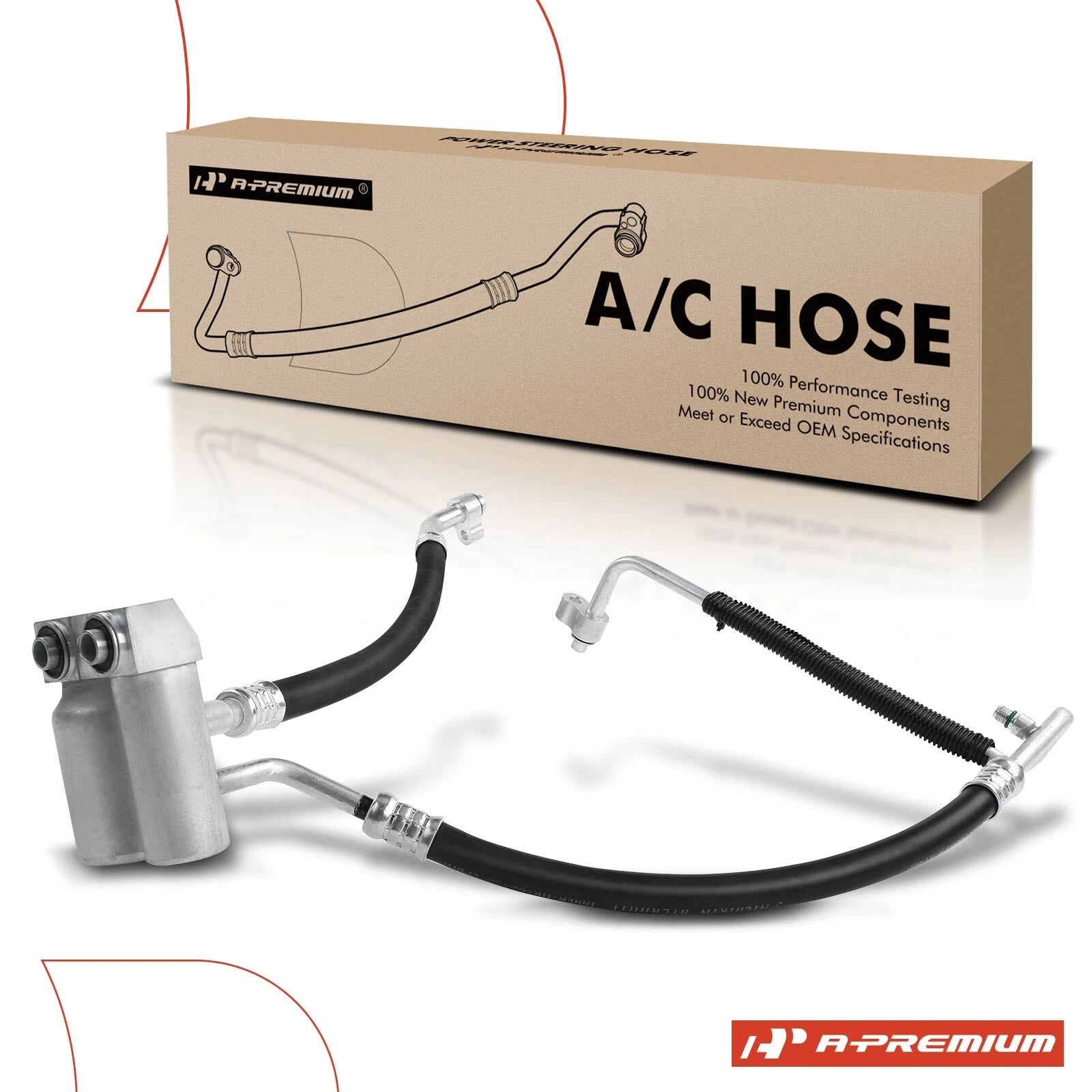 A/C Manifold Line Hose Assembly for Chevy Silverado 2500 3500 (2001–2002)