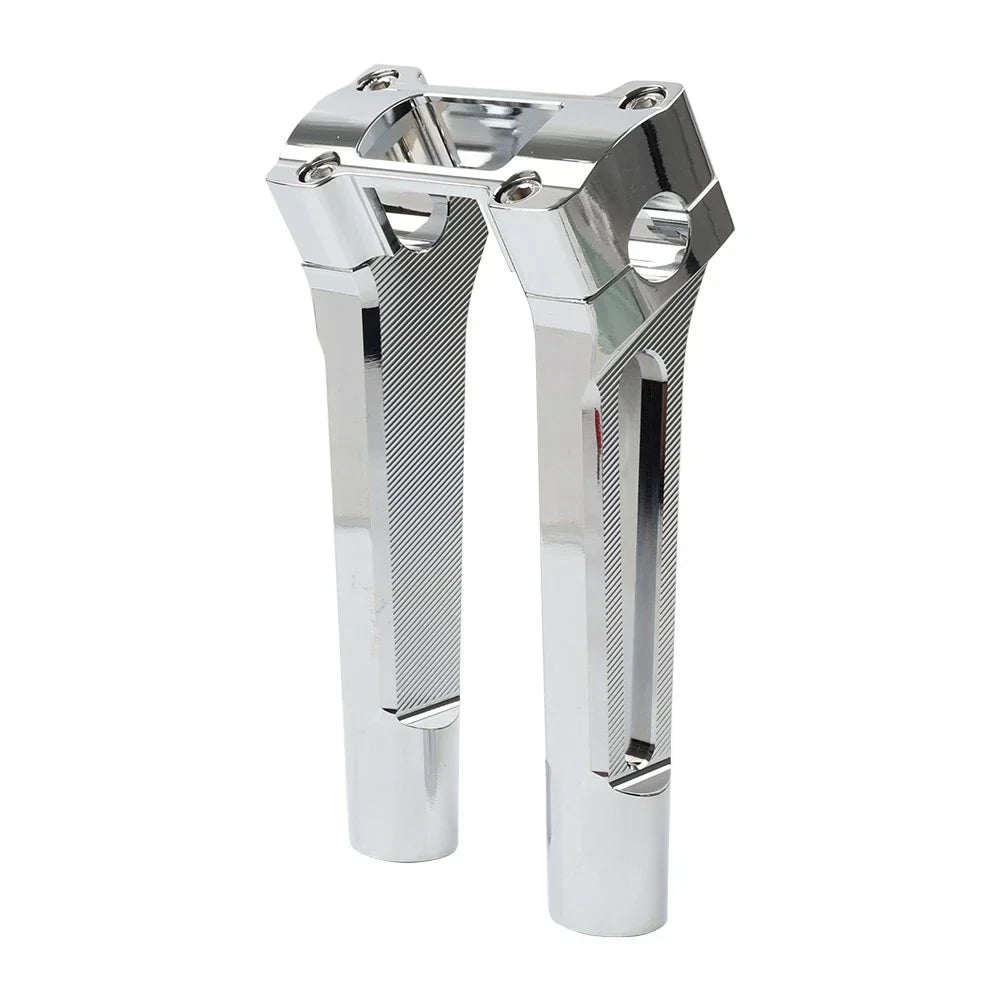 8" Chrome Pullback Handlebar Riser for Harley Dyna M8 Softail Street Bob (2018-21)