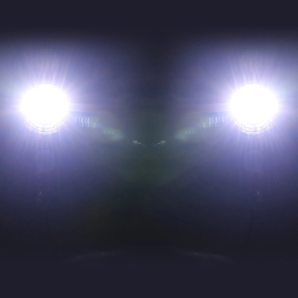 Set of 2 LED Spot Passing Lights for Harley Road King (2014–2024)