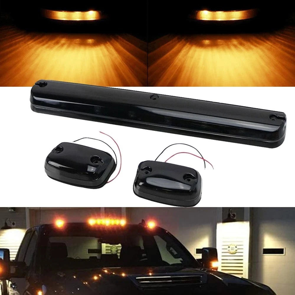 Set of 4 LED Cab Roof Marker Lights for Silverado/Sierra 2500HD 3500HD (2007–2021)