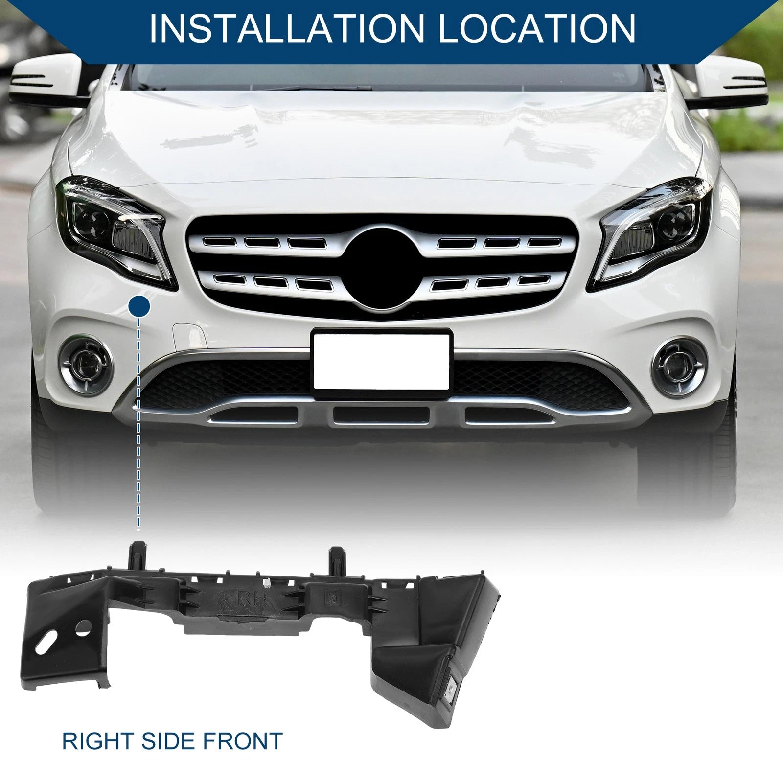 Right Front Bumper Support Bracket No.84229332 for Chevrolet Cruze (2011–2019)
