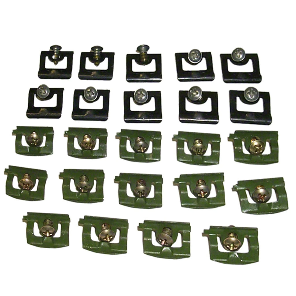 24-Piece Replacement Reveal Moulding Clip Set for Jeep Cherokee (2014–2020)