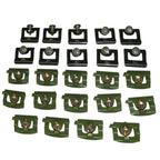 24-Piece Replacement Reveal Moulding Clip Set for Jeep Cherokee (2014–2020)