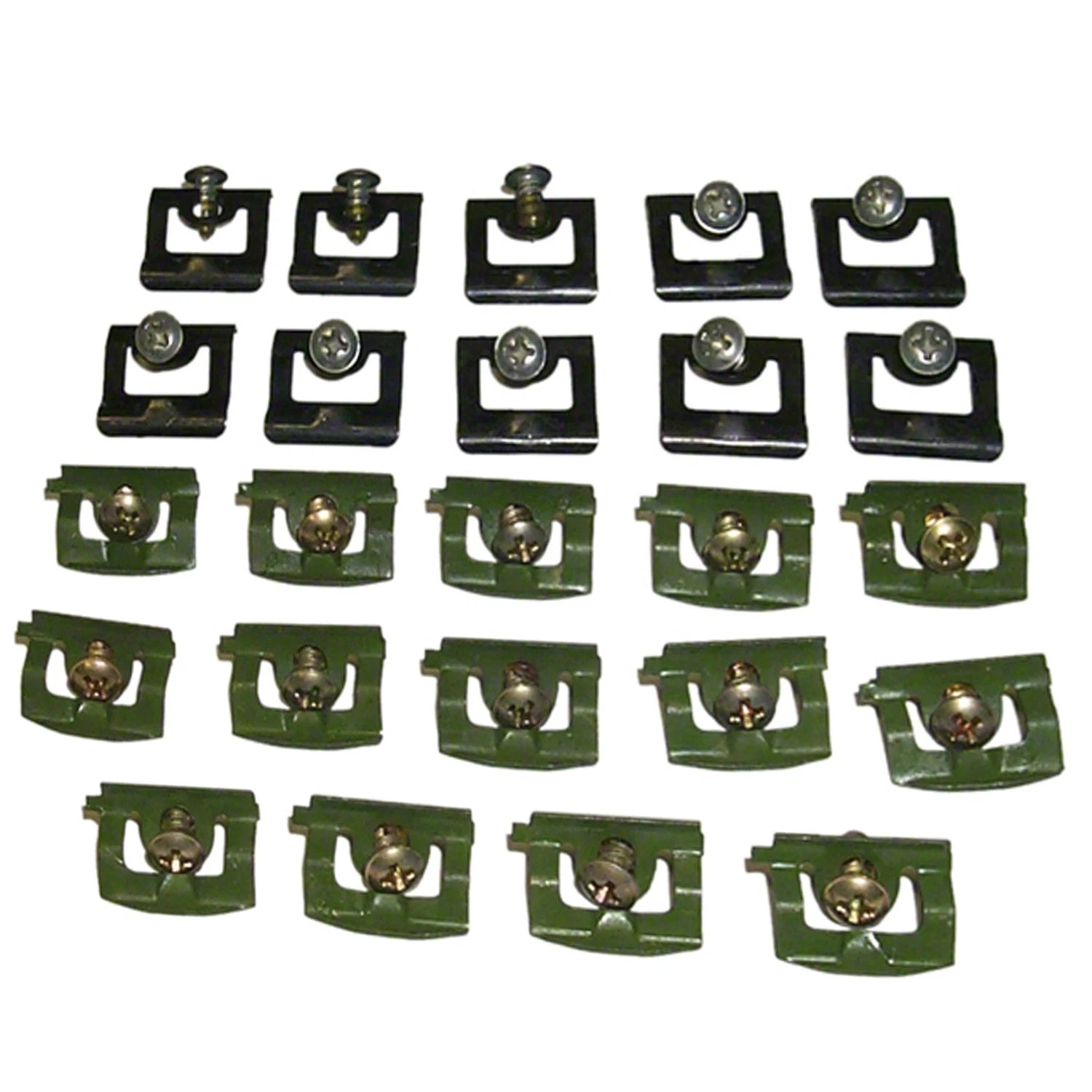24-Piece Replacement Reveal Moulding Clip Set for Jeep Cherokee (2014–2020)