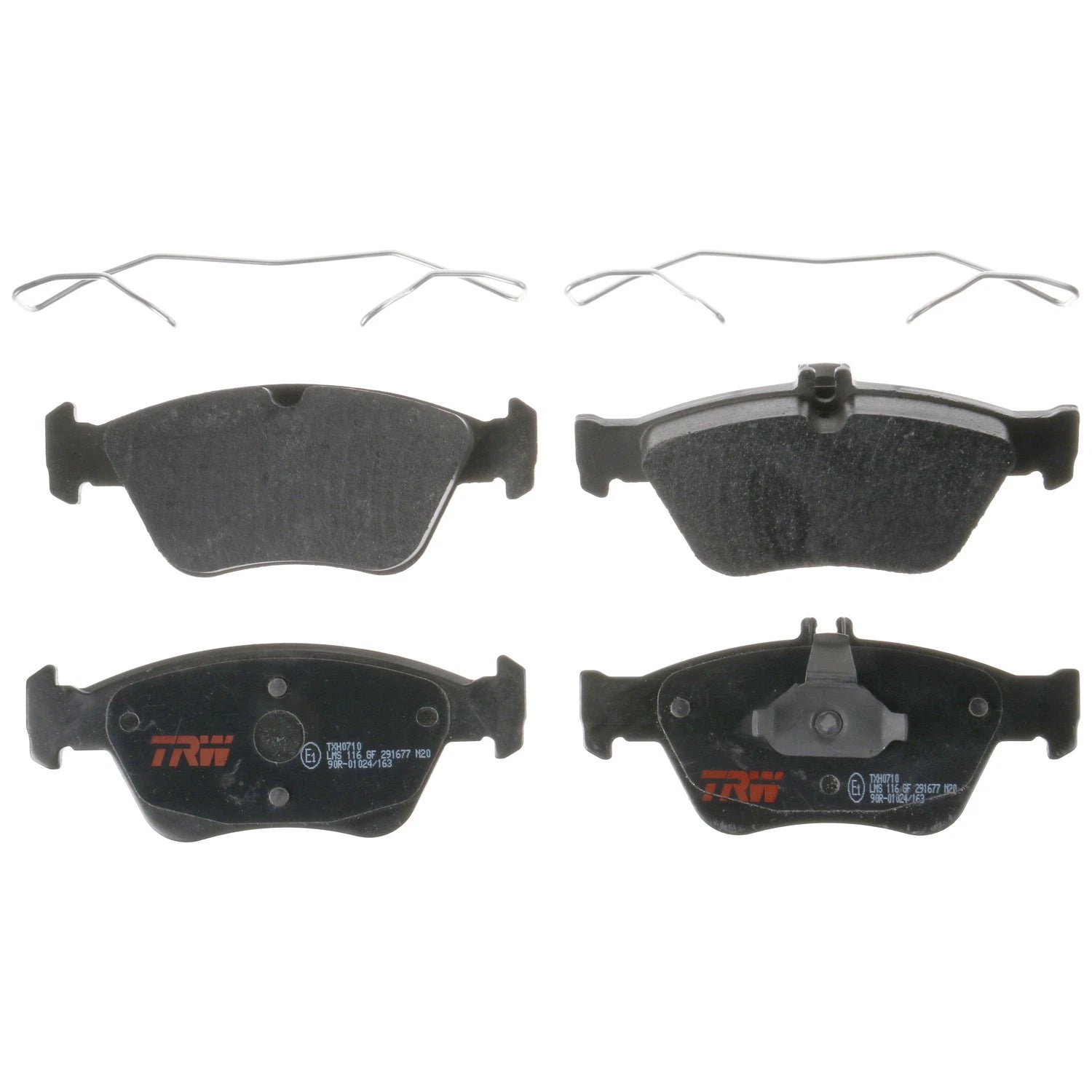 Set of 4 Disc Brake Pads for Mercedes-Benz SLK230 (1998–2004)