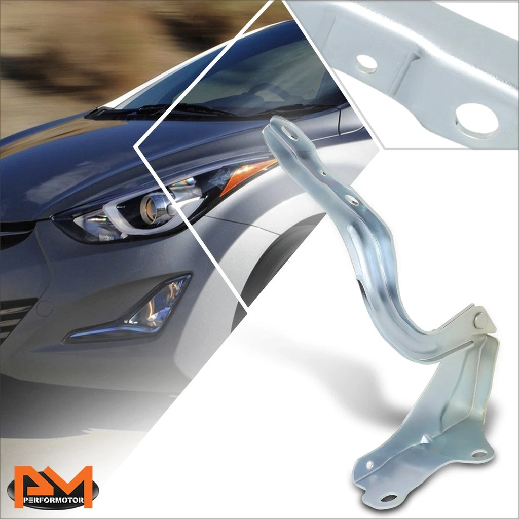 RH Passenger Side Steel Engine Hood Hinge for Elantra (2011–2016)