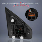 Chrome Power Heated Mirrors with Turn Signal for Ford F-150 (2004–2014)