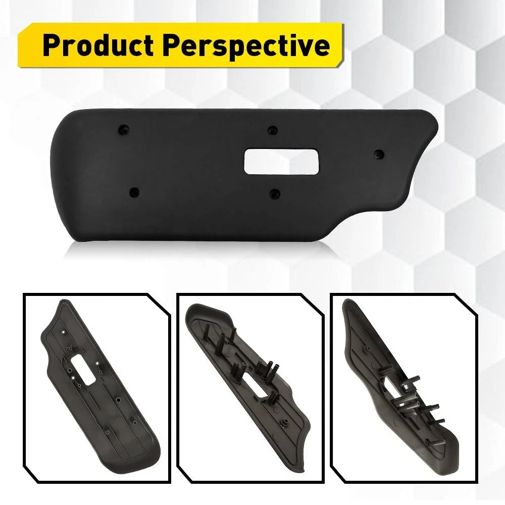 Left Power Seat Adjuster Bezel for Chevy GMC Silverado Sierra (2003–2006) Black