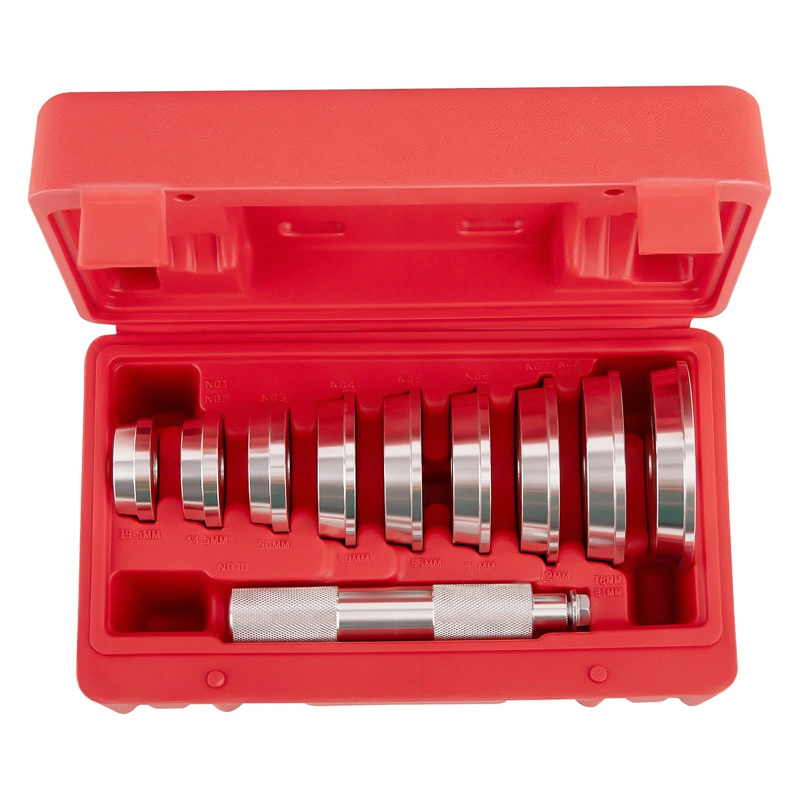 Wheel Bearing Race Seal Driver Tool Kit for Automotive (39.5mm - 81mm)