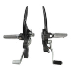 Set of 2 Front Foot Pegs Footrest Pedals for Yamaha YZF-R7 (2022–2024)