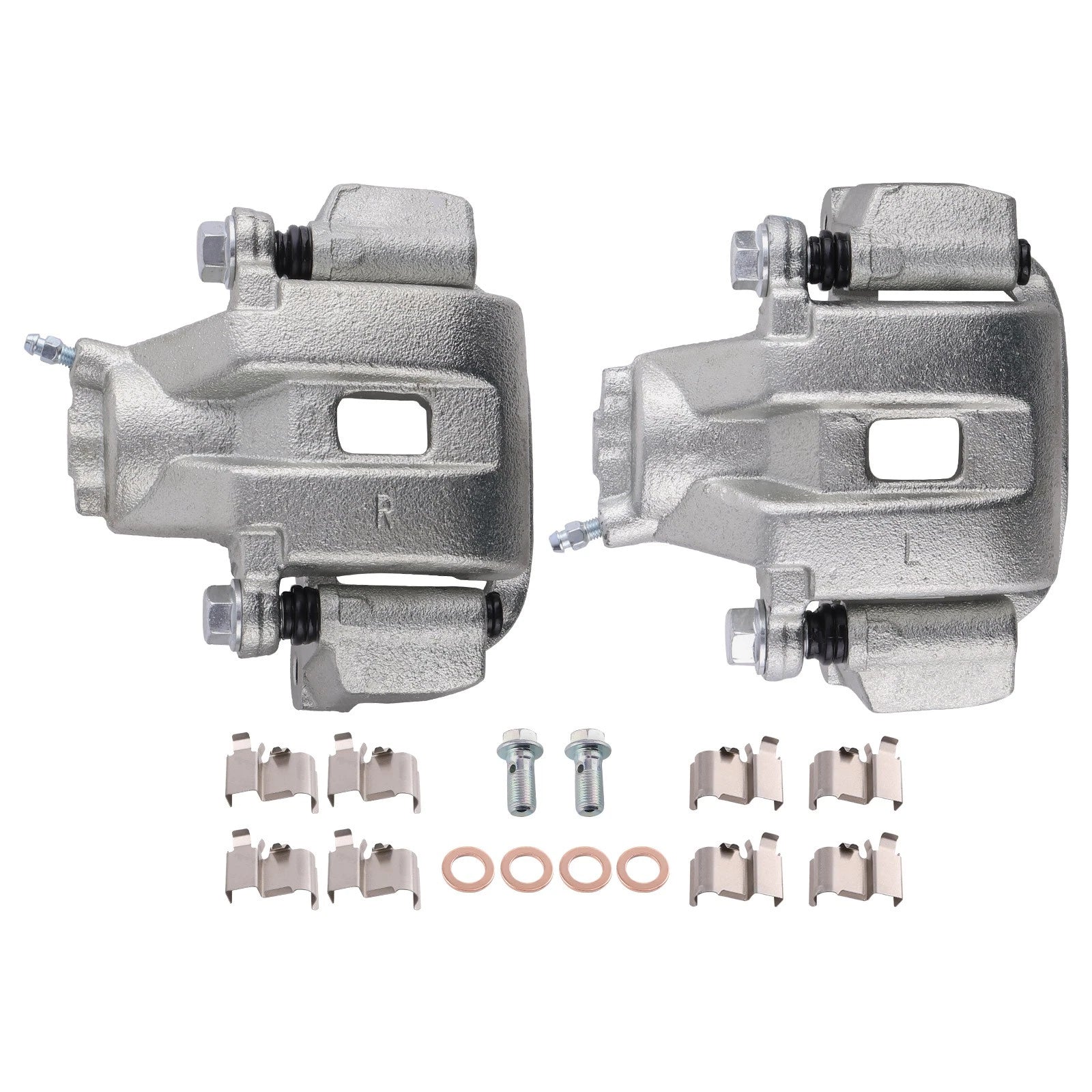 Rear Brake Caliper Set w/ Bracket for Toyota Sequoia Tundra (2008–2017)