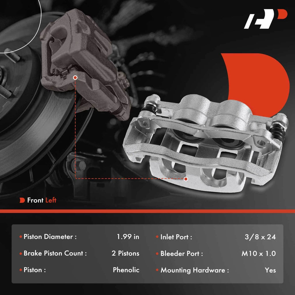 Front Left Brake Caliper for Ford Explorer Mercury Mountaineer (2006-2010)