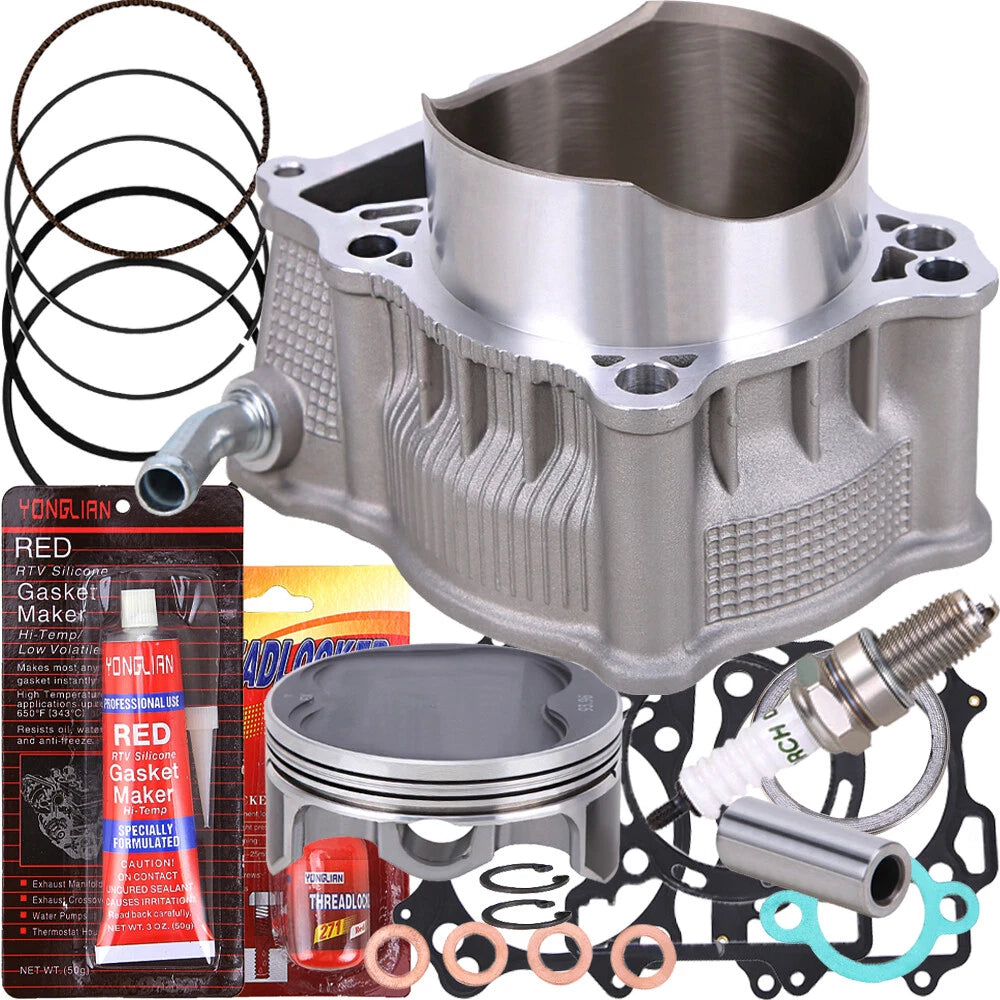 Top End Kit Cylinder Piston Gasket for Arctic Cat 400 DVX (2004–2008)