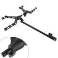 Black Driver Footrest Pedal Bracket Set for Harley Night Rod VRSC Special (07-17)